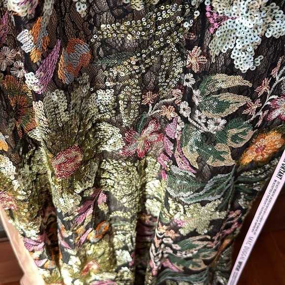 Mac Duggal EMBELLISHED FLORAL ONE SHOULDER GOWN size 12 NEW $698 - Picture 16 of 16